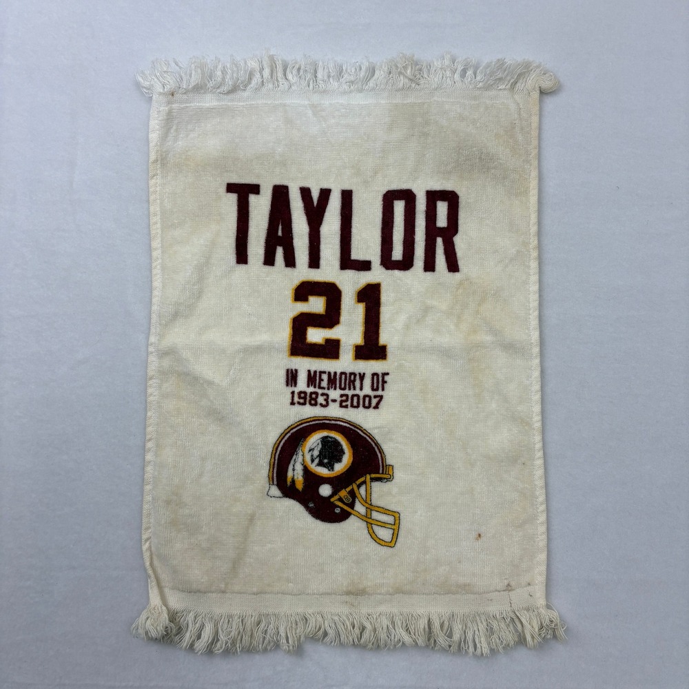 Sean Taylor 21 Memorial Washington Redskins Hand Towel 1983-2007 Cotton Fringe
